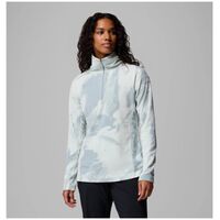 Μπλούζα Fleece Columbia Γυναικεία Glacial IV Print 1/2 Zip Crushed Blue/Snowflight Tonal