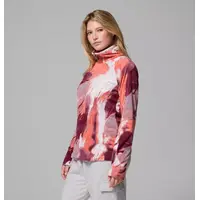 Μπλούζα Fleece Columbia Γυναικεία Glacial IV Print 1/2 Zip Zing/Snowflight