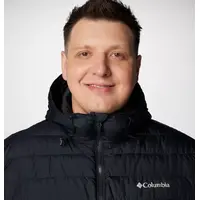 Μπουφάν Columbia Ανδρικό Υπερμεγέθη Powder Lite&trade; II Hooded Jacket Black
