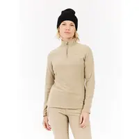 Μπλούζα Fleece Protest Γυναικεία PrtRemutez 1/4 Zip Active Top Bamboo Beige