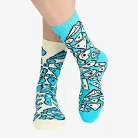 Κάλτσες Y&Y Unisex Rock Socks Spray Wall Blue