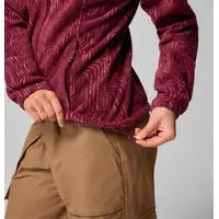 Ζακέτα Fleece Columbia Γυναικεία Benton Springs Printed Rich Wine Flowfalls