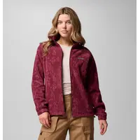 Ζακέτα Fleece Columbia Γυναικεία Benton Springs Printed Rich Wine Flowfalls
