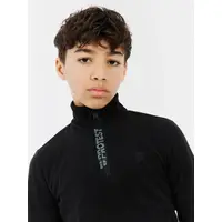 Μπλούζα Fleece Protest Παιδική Reperfecty JR 1/4 Zip Active Top True Black