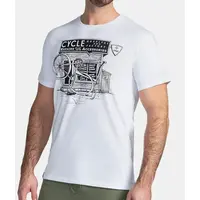 Κοντομάνικη Μπλούζα Kilpi Ανδρική Portela-M White