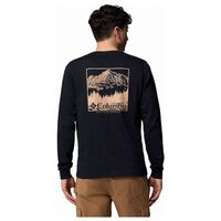 Μπλούζα Columbia Ανδρική CSC™ Seasonal Logo LS Tee Black/Meadowland