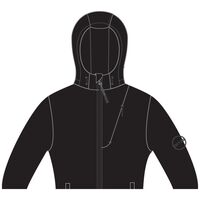 Μπουφάν Softshell GTS Γυναικείο Hoody 2L 403651L Black