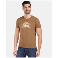 Ανδρικό T-shirt Kilpi Spacer-M Brown Cotton Comfort