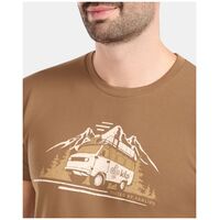 Ανδρικό T-shirt Kilpi Spacer-M Brown Cotton Comfort