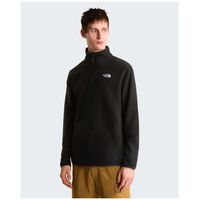 The North Face Glacier 1/4 Zip Fleece TNF Black – Ανδρική Fleece Μπλούζα Πεζοπορίας