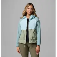 Columbia Spire Valley™ Safari/Marine Light/Crushed Blue – Γυναικείο Αντιανεμικό Μπουφάν