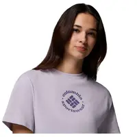 Columbia Rolling Bend™ T-Shirt Lavender Pearl/Gem Focused – Γυναικείο Crop Top με Τύπωμα