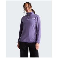 The North Face Glacier 1/4 Zip Fleece Grounded Plum – Γυναικεία Fleece Μπλούζα Πεζοπορίας