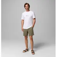 Columbia Knoll Canyon™ Graphic T-Shirt White/Hike More – Ανδρικό Μπλουζάκι με Τύπωμα