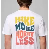 Columbia Knoll Canyon™ Graphic T-Shirt White/Hike More – Ανδρικό Μπλουζάκι με Τύπωμα