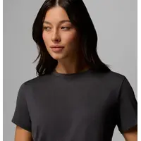 Columbia Parsons Back Graphic T-Shirt Black Heather/Floral Fun – Γυναικείο Μπλουζάκι με Τύπωμα