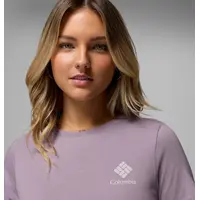 Columbia Rolling Bend™ Shale Purple/Stacked Gem Mini – Γυναικείο T-Shirt με Τύπωμα