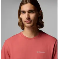 Columbia CSC™ Basic Tee Washed Red – Ανδρικό Βαμβακερό T-Shirt