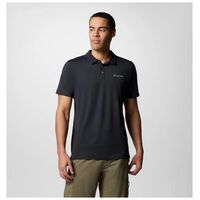 Columbia Tech Trail™ Black – Ανδρική Κοντομάνικη Μπλούζα Πόλο