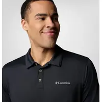 Columbia Tech Trail™ Black – Ανδρική Κοντομάνικη Μπλούζα Πόλο