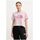 Κοντομάνικο The North Face Γυναικείο Easy Relaxed Cropped Tee Metal Pink/Cyber Berry