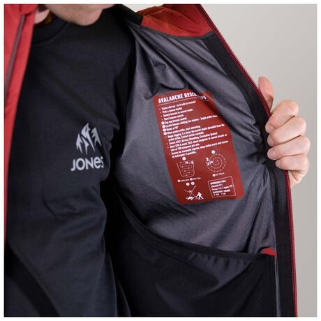 Peak Bagger Safety Red Ανδρικό Μπουφάν Jones