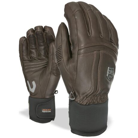 Off Piste Leather Glove Brown Ανδρικά Γάντια Level