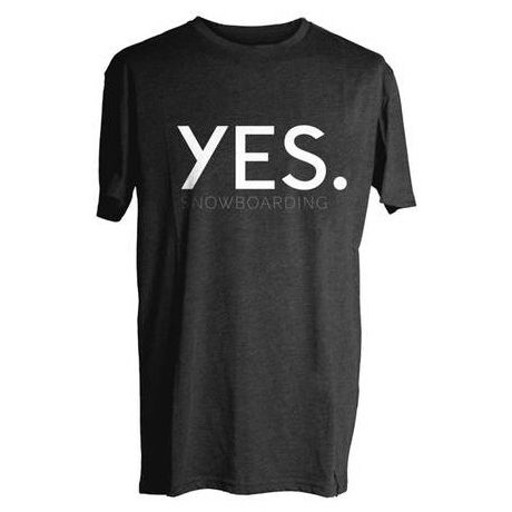 T-Shirt Black Ανδρική Μπλούζα Yes