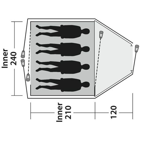 Cloud 4 Σκηνή 4 Ατόμων Outwell