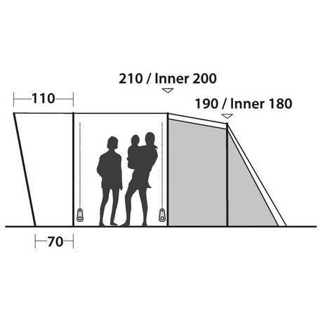 Palmdale 500 Σκηνή 5 Ατόμων Easy Camp