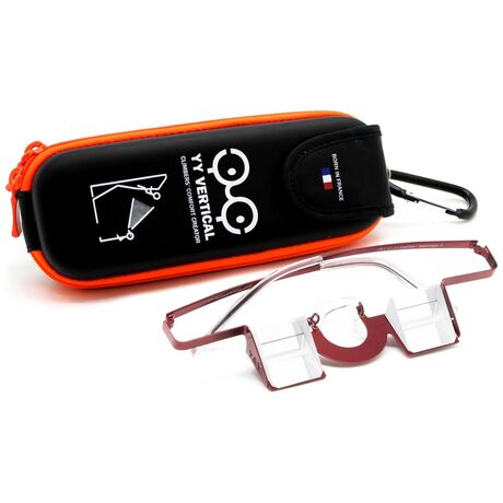 Y&Y Classic Bordeaux Red Γυαλιά για Ασφάλιση με Πρίσμα