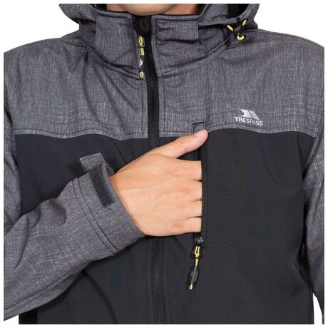 Abbott Dark Grey Marl Ανδρικό Μπουφάν Softshell Trespass