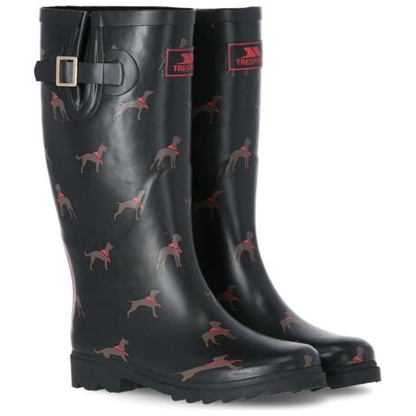 Samira Dog Print Γυναικείες Γαλότσες Trespass