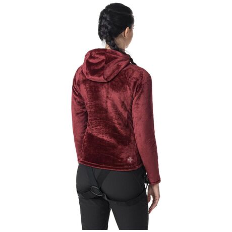 Mariel-W Dark Red Γυναικεία Ζακέτα Fleece Kilpi