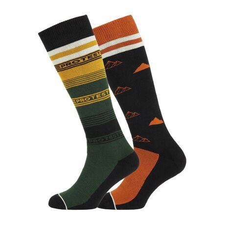 Prtelands 2-pack Ski Socks True Black Κάλτσες 2 Ζευγ. Protrest