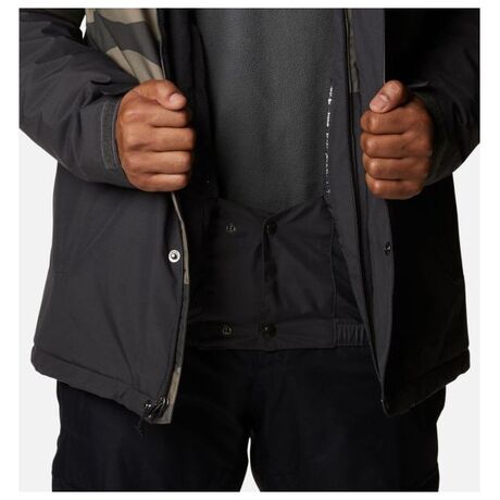 Winter District Black Geo Print Ανδρικό Μπουφάν Columbia