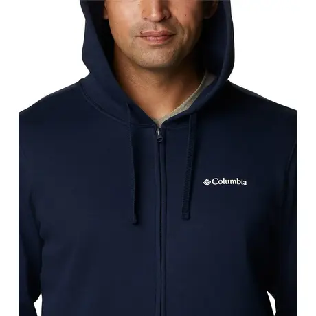 Trek Full Zip Hoodie Collegiate Navy Ανδρική Ζακέτα Fleece Columbia