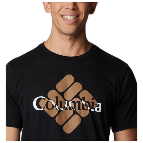 CSC Seasonal Logo Black Centered Gem Ανδρική Μπλούζα Columbia