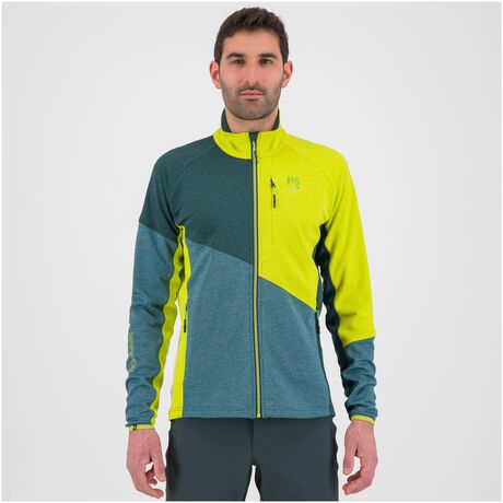 Ζακέτα Fleece Karpos Ανδρική Federa Balsam/Forest/Kiwi Colada