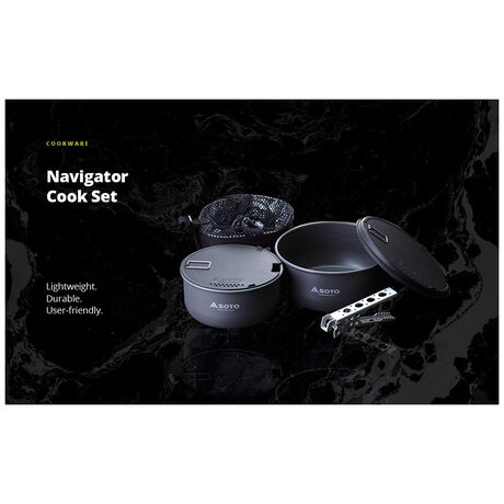 Φορητό Μαγειρικό Σετ Αλουμινίου Navigator Aluminum Cook Set Soto