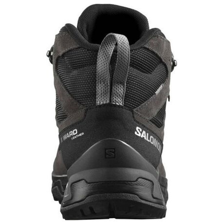 Salomon Ανδρικά Μποτάκια Ορειβασίας X Ward Leather Mid GTX Phantom/Black/Magnet