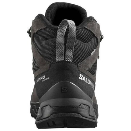 X Ward Leather Mid GTX Phantom/Black/Magnet Ανδρικά Μποτάκια Ορειβασίας Salomon