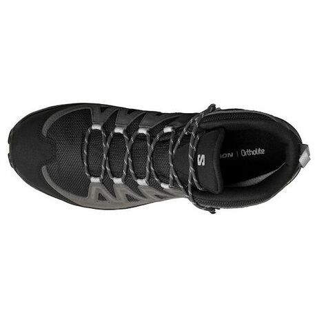 Salomon Ανδρικά Μποτάκια Ορειβασίας X Ward Leather Mid GTX Phantom/Black/Magnet