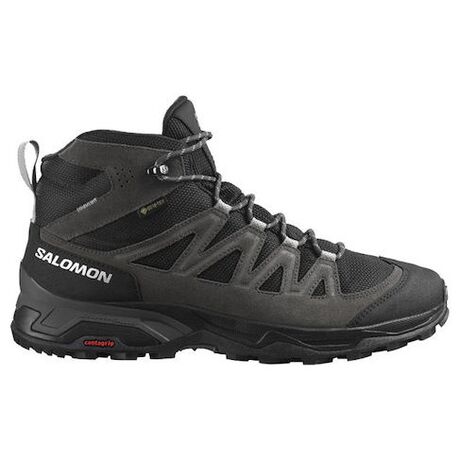 X Ward Leather Mid GTX Phantom/Black/Magnet Ανδρικά Μποτάκια Ορειβασίας Salomon