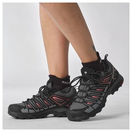 Salomon Γυναικεία Παπούτσια Πεζοπορίας X Ultra Pioneer GTX W Magnet/Black/Tea Rose