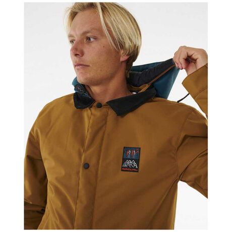 Coaches 10K Gold Men Jacket Ανδρικό Μπουφάν Ripcurl