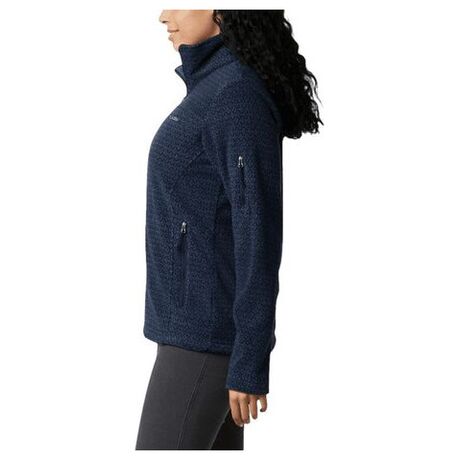 Ζακέτα Fleece Columbia Γυναικεία Fast Trek Printed Dark Nocturnal Sparkler
