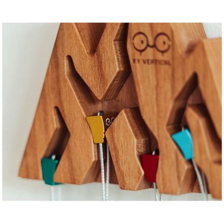 Κρεμάστρα Κλειδιών Από Ξύλο Κερασιάς Y&Y Keyholder Mountain Cherry