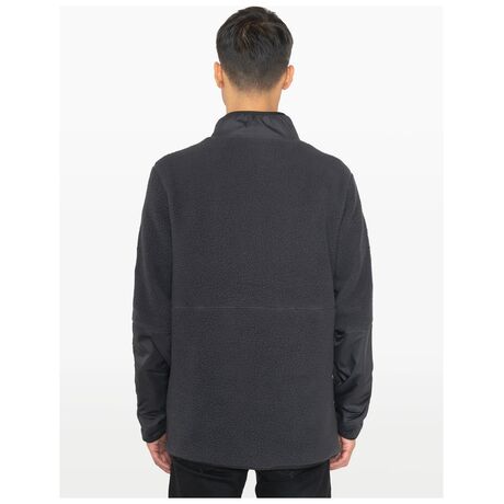 Ledger Fleece Black Μαύρη Ανδρική Ζακέτα Armada