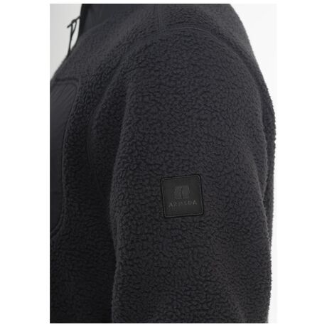 Ledger Fleece Black Μαύρη Ανδρική Ζακέτα Armada